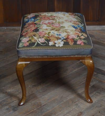 Edwardian Floral Stool SAI3176 Antique Furniture 4