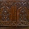 Edwardian Oak Monk's Bench / Hall Seat/ Settle SAI3187 - Image 15