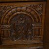Edwardian Oak Monk's Bench / Hall Seat/ Settle SAI3187 - Image 13