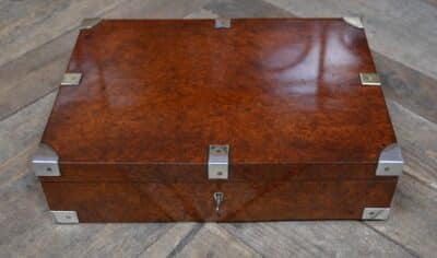 Edwardian Amboyna Wood Trinket Box SAI3310 Antique Boxes 4