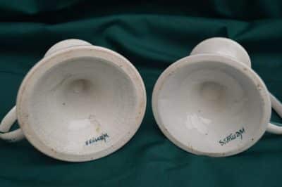 Pr Wemyss candlesticks. Roses - Image 2