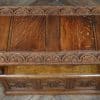 Edwardian Oak Monk's Bench / Hall Seat/ Settle SAI3187 - Image 2