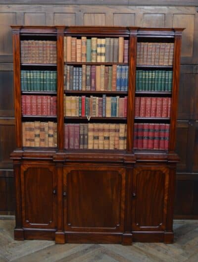 Georgian Mahogany Bookcase SAI3322 Georgian Antique Bookcases 3