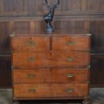 Victorian Teak Campaign Chest SAI3333 chest of drawers Antique Chest Of Drawers