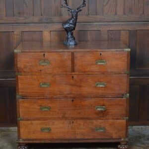 Victorian Teak Campaign Chest SAI3333 chest of drawers Antique Chest Of Drawers 3