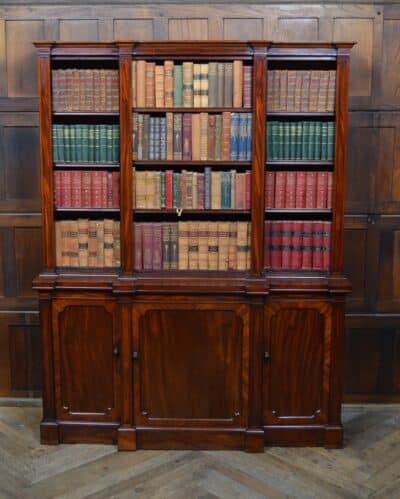 Georgian Mahogany Bookcase SAI3322 Georgian Antique Bookcases 6