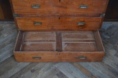 Victorian Teak Campaign Chest SAI3333 chest of drawers Antique Chest Of Drawers 9