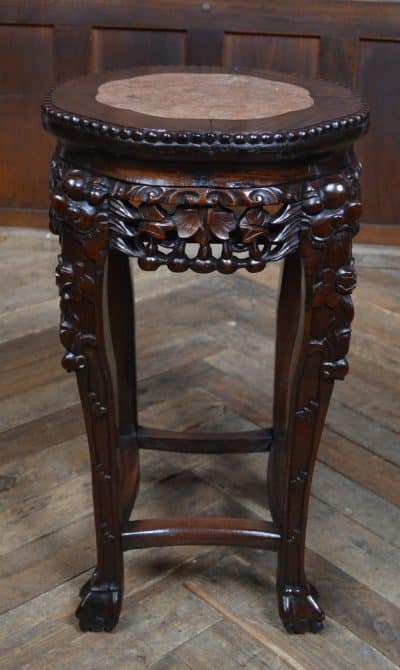 Chinese Marble Top Plant / Vase Stand SAI3305 19th century Antique Tables 10