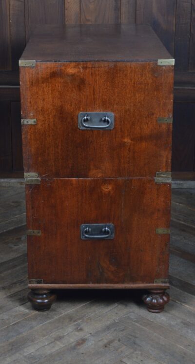 Victorian Teak Campaign Chest SAI3333 chest of drawers Antique Chest Of Drawers 12