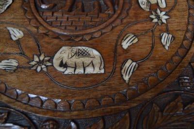 Anglo Indian Elephant Side Table SAI3306 - Image 5