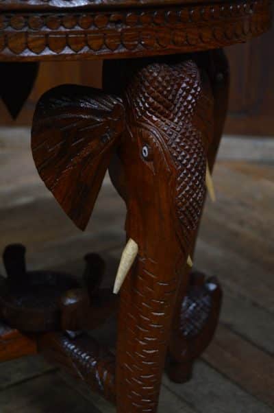 Anglo Indian Elephant Side Table SAI3306 - Image 8