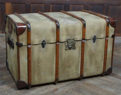 Indian Steamer Trunk SAI3312 storage Antique Boxes 4
