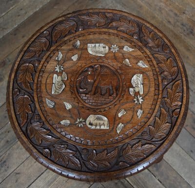Anglo Indian Elephant Side Table SAI3306 - Image 11