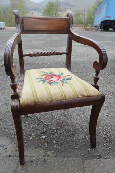 SOLD Fine set of eight Regency period dining chairs - Image 2