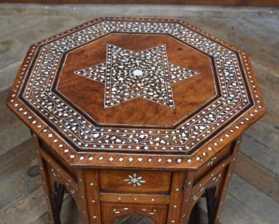 Islamic Octagonal Folding Table SAI3307 Antique Furniture 9