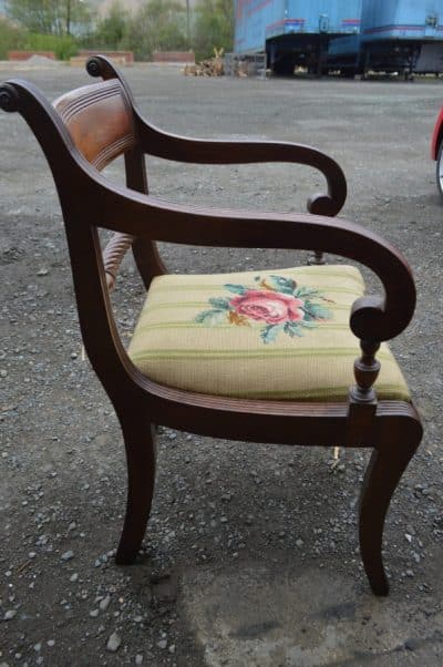 SOLD Fine set of eight Regency period dining chairs - Image 3