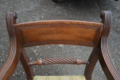 SOLD Fine set of eight Regency period dining chairs - Image 4