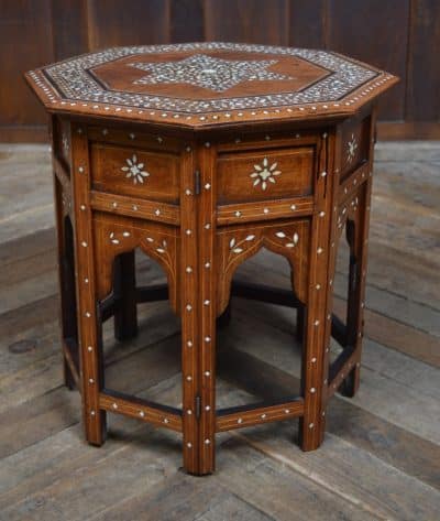 Islamic Octagonal Folding Table SAI3307 Antique Furniture 7