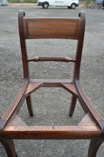 SOLD Fine set of eight Regency period dining chairs Antique Chairs Antique Chairs 7