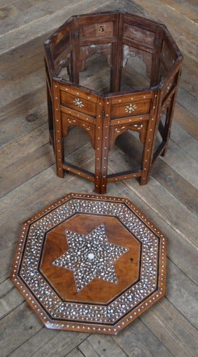 Islamic Octagonal Folding Table SAI3307 Antique Furniture 5