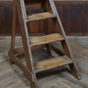 Edwardian Step Ladders SAI3206 Antique Benches