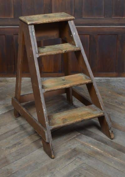 Edwardian Step Ladders SAI3206 Antique Benches 3