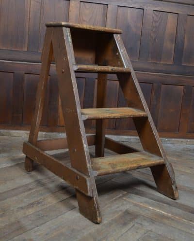 Edwardian Step Ladders SAI3206 Antique Benches 4