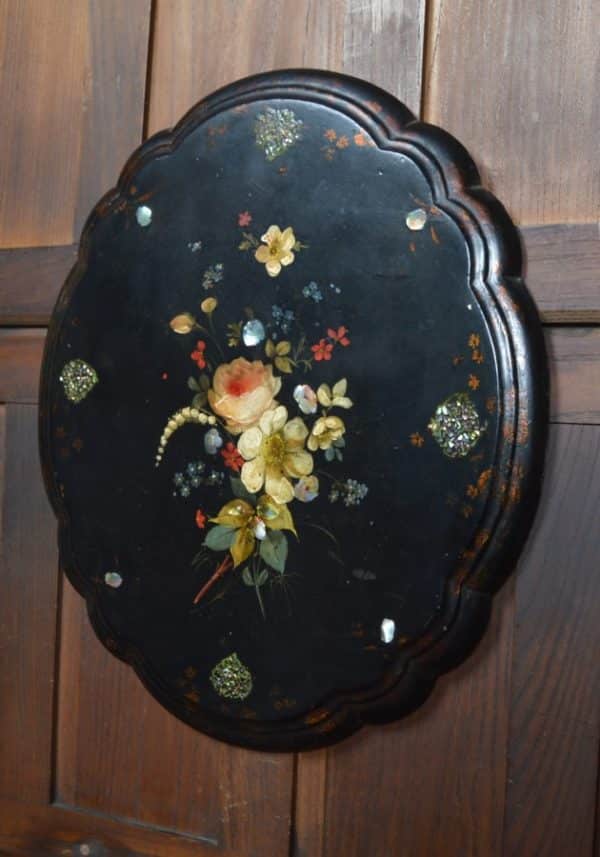 Victorian Paper Mache Wall Plaque SAI3045 - Image 5