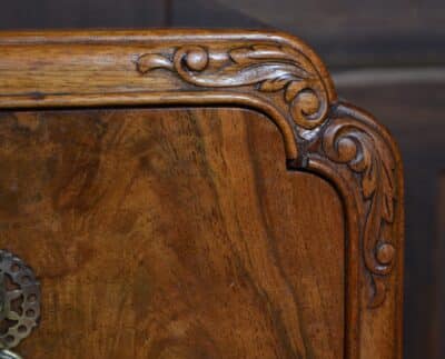 Pair Of Walnut Bedside Drawers SAI3336 antique chest Antique Cabinets 7