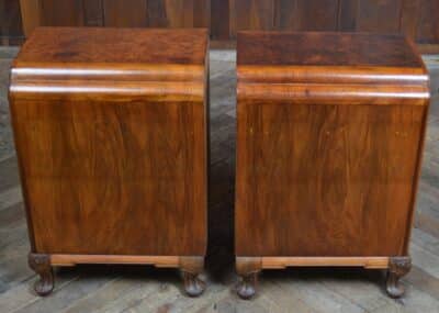 Pair Of Walnut Bedside Drawers SAI3336 antique chest Antique Cabinets 13