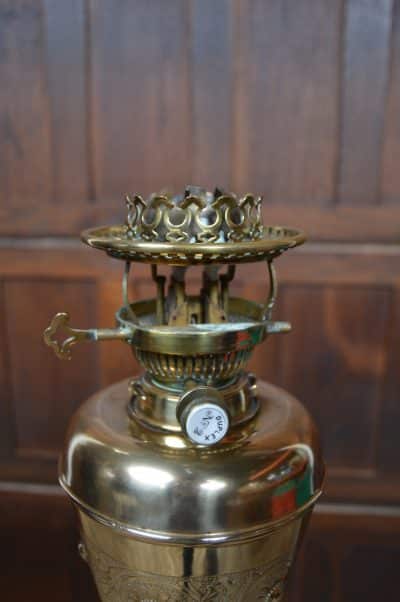 Victorian Paraffin / Oil Lamp SAI3313 antique oil lamp Antique Lighting 17