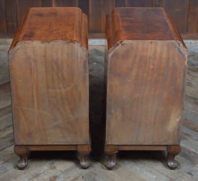 Pair Of Walnut Bedside Drawers SAI3336 - Image 12