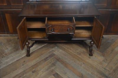 Edwardian Chinoiserie Oak Dressing Table SAI3287 - Image 9