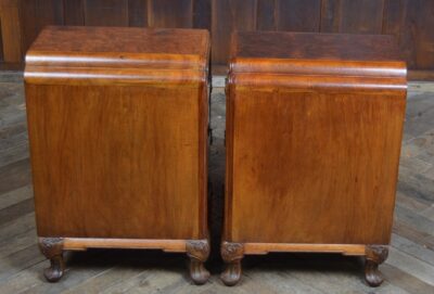 Pair Of Walnut Bedside Drawers SAI3336 - Image 13