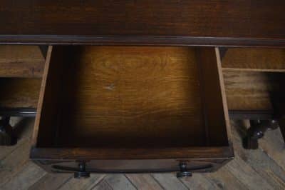 Edwardian Chinoiserie Oak Dressing Table SAI3287 - Image 8