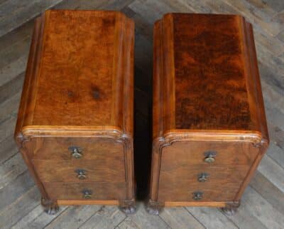 Pair Of Walnut Bedside Drawers SAI3336 antique chest Antique Cabinets 16