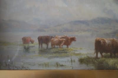 Edward Henry Holder (1847-1922) Oil painting Antiques Scotland Antique Art 4