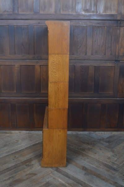 Edwardian Oak Minty Sectional Bookcase SAI3264 - Image 11