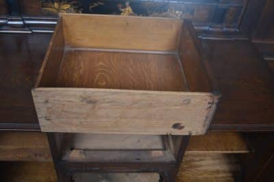 Edwardian Chinoiserie Oak Dressing Table SAI3287 - Image 7