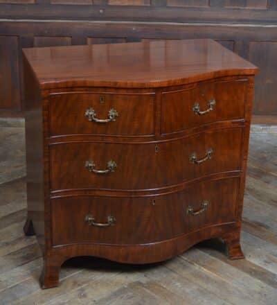 Edwardian Mahogany Serpentine Front Chest Of Drawers SAI3337 Antique Mahogany Furniture Antique Chest Of Drawers 3