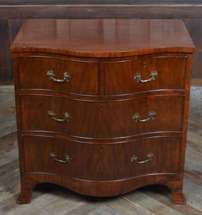 Edwardian Mahogany Serpentine Front Chest Of Drawers SAI3337 Antique Mahogany Furniture Antique Chest Of Drawers 5