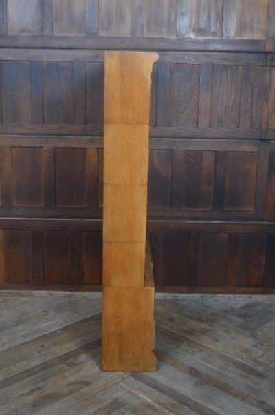 Edwardian Oak Minty Sectional Bookcase SAI3264 - Image 9