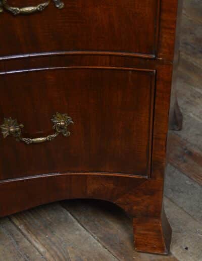 Edwardian Mahogany Serpentine Front Chest Of Drawers SAI3337 Antique Mahogany Furniture Antique Chest Of Drawers 7