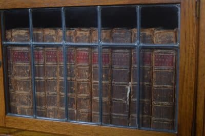 Edwardian Oak Minty Sectional Bookcase SAI3264 - Image 7
