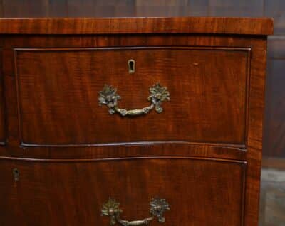 Edwardian Mahogany Serpentine Front Chest Of Drawers SAI3337 Antique Mahogany Furniture Antique Chest Of Drawers 8