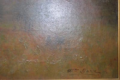 SOLD William Barr. (1867-1933) Oil on canvas. Edinburgh Scotland. - Image 5