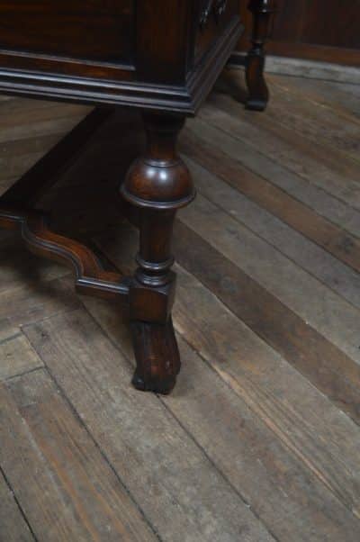 Edwardian Chinoiserie Oak Dressing Table SAI3287 Antique Dressing Tables 4