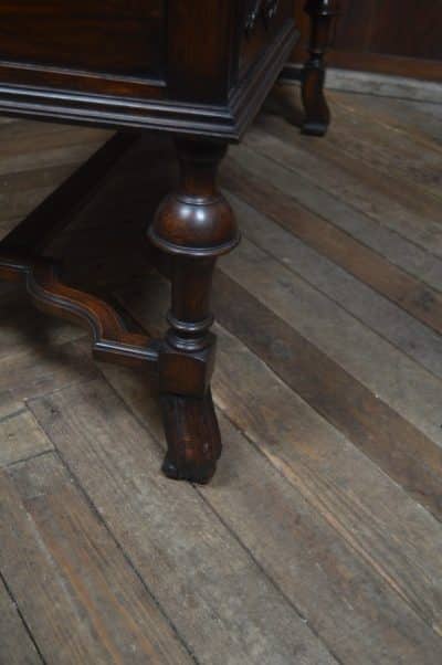 Edwardian Chinoiserie Oak Dressing Table SAI3287 - Image 2
