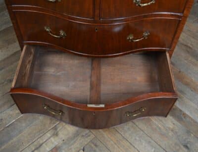 Edwardian Mahogany Serpentine Front Chest Of Drawers SAI3337 - Image 7