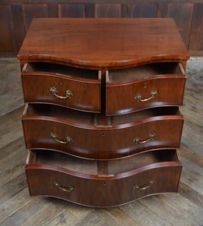 Edwardian Mahogany Serpentine Front Chest Of Drawers SAI3337 Antique Mahogany Furniture Antique Chest Of Drawers 10
